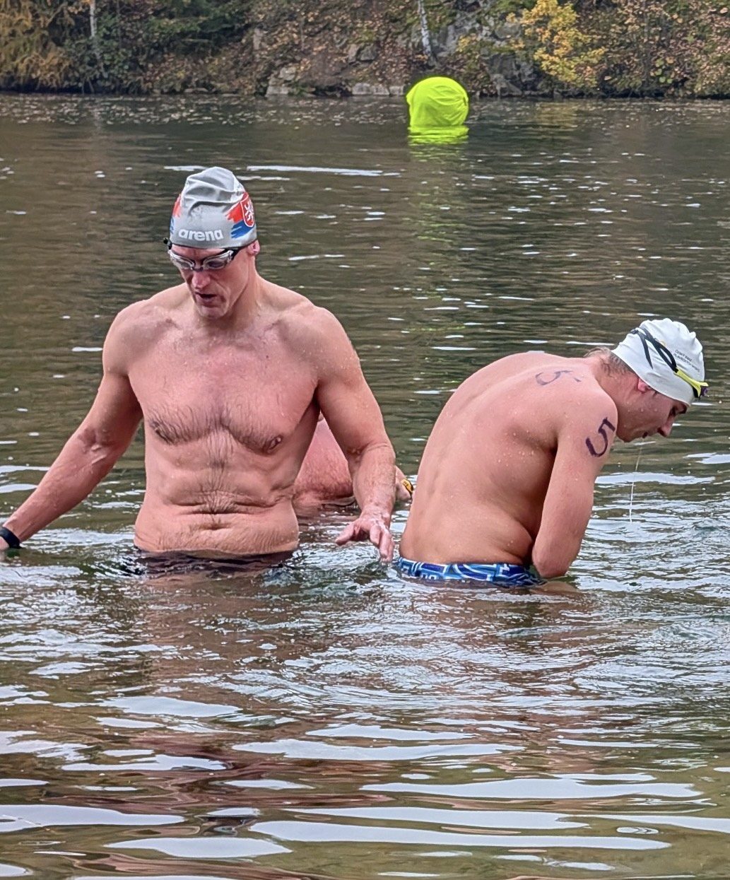 Max Munson, 55, in cold open water — Ice Swimming World Champion and Wim Hof Method instructor